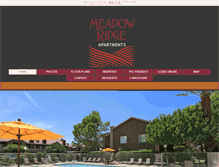 Tablet Screenshot of meadowridgelv.com